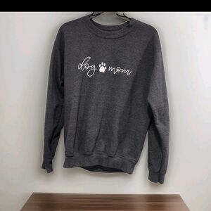 Dog Mom Sweatshirt Women Gifting Pets Jumper Fall Cozy Animal Lover Small